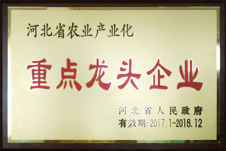 河北省农业产业化重点龙头企业